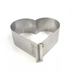 Forma na srdce 24 cm, bez dna, (výška 12 cm) - DR ranty