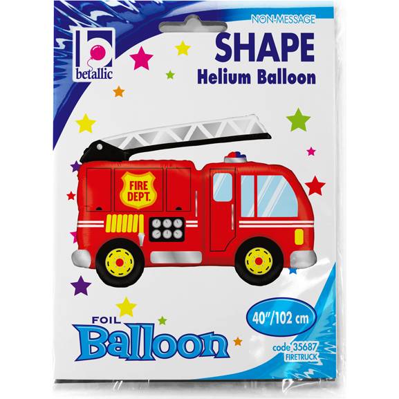 Nafukovací balónik 102 cm hasičské auto