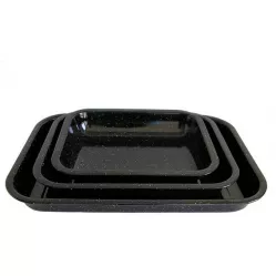 Slebetne smaltovaný pečiaci plech 37,5 x 30 x 6 cm Sfinx - Belis - Belis - Sfinx