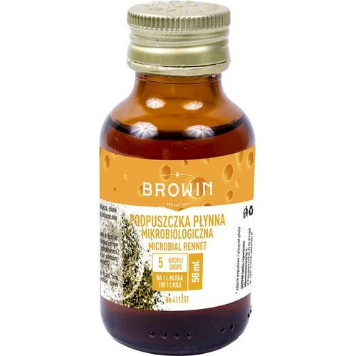 Tekuté mikrobiálne syridlo na syry 50ml - BIOWIN