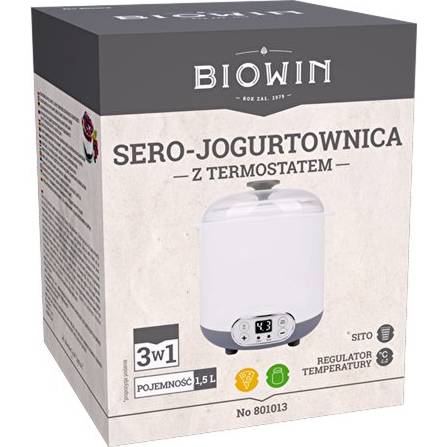 Jogurtovač s termostatom 1,5 l - BIOWIN