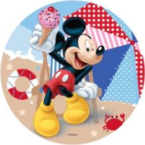 Jedlý papier Mickey a Minnie 21cm - Modecor