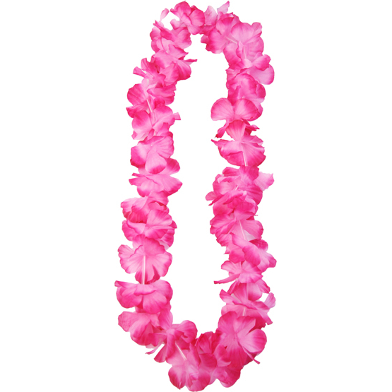Havajský veniec Aloha ružový 1ks - PartyDeco