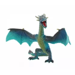 Figúrka na tortu drak modrý 14 × 10 cm - Bullyland