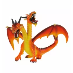 Figúrka na tortu – dvojhlavý drak, červená, 14 × 10 cm - Bullyland