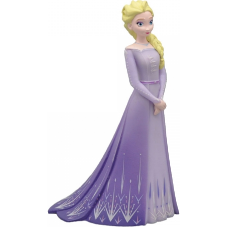 Tortová figúrka Elsa fialové šaty 10x6cm - Bullyland