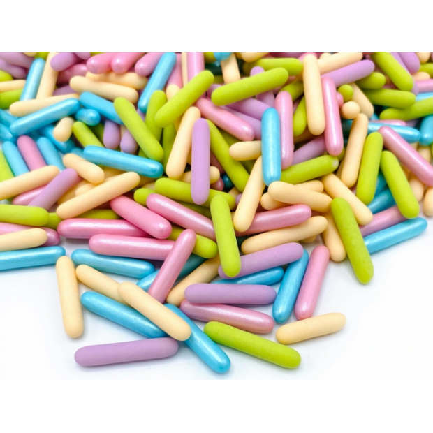 Zdobiace pastelové tyčinky 90g - Happy Sprinkles