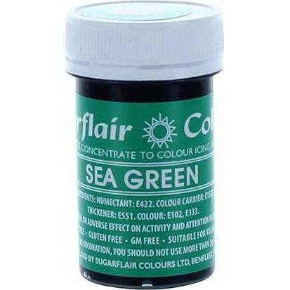 Sugarflair gélová farba (25 g) Sea Green A152 dortis - Sugarflair
