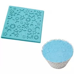Silikónová forma „Hviezdička“ 10,5 × 10,5 cm - Cakesicq
