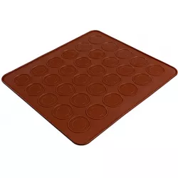 Silikónová forma na macarons, hnedá, 30 ks 25x28 cm - Tasty Me