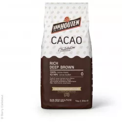 Intenzívny hnedý 100% kakaový prášok - Van Houten 1kg - FunCakes - van houten