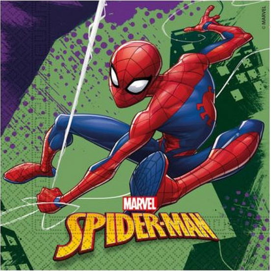 Papierové obrúsky Spiderman 33x33cm 20ks - Godan