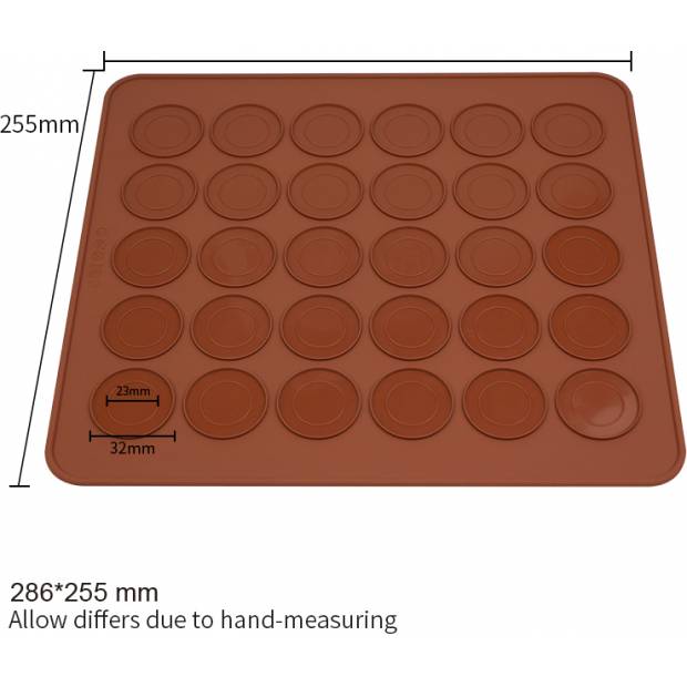 Silikónová forma na makrónky 28x25cm - Cakesicq