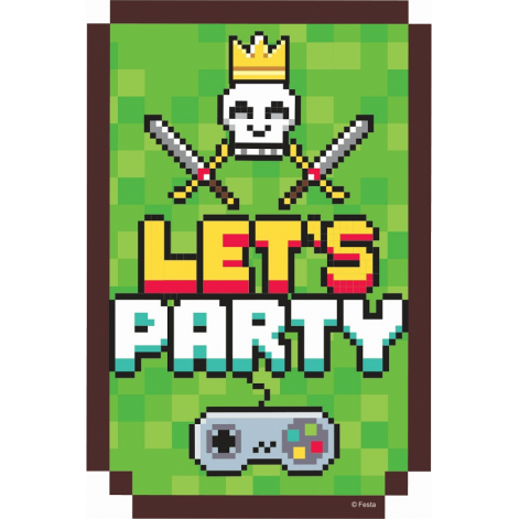 Pozvánka na párty Minecraft 6ks - Godan