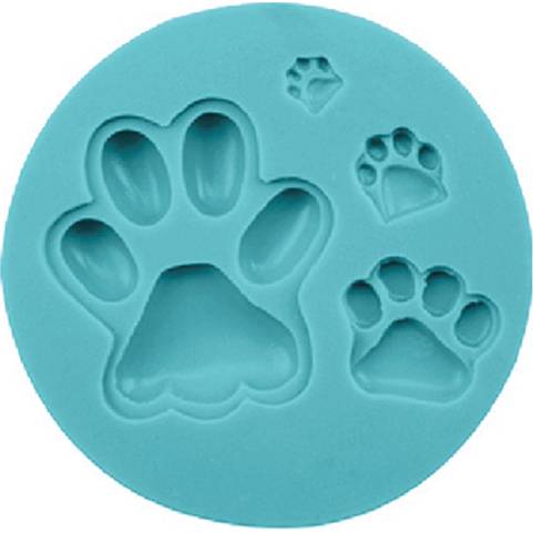 Silikónová forma na psie labky 9,5 cm - Cakesicq