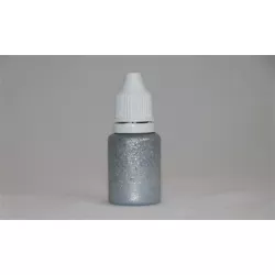 Gél na povrch s glitrami 15 ml strieborná - Rolkem
