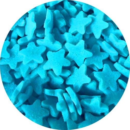 Zdobenie modrých hviezdičiek 60g - Scrumptious