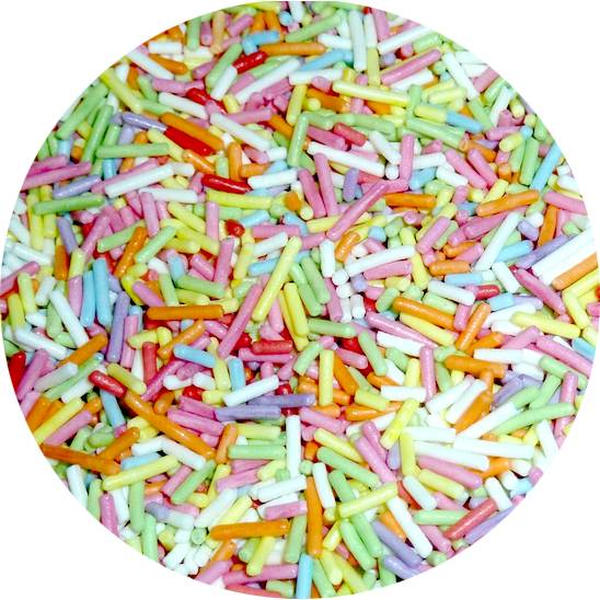 Cukrové zdobiace tyčinky farebné 80g - Scrumptious
