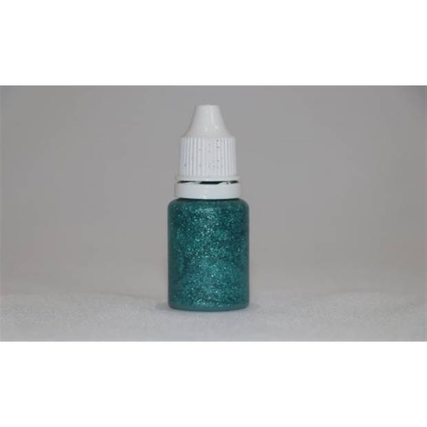 Povrchový gél s glitrami 15ml Aqua blue - Rolkem