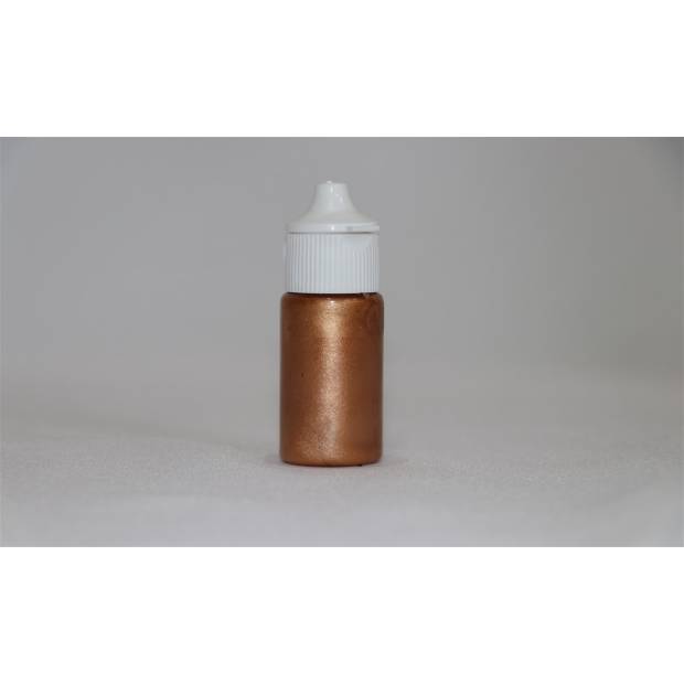 Gélová farba Luster Paint 15ml Copper len na povrchy - Rolkem