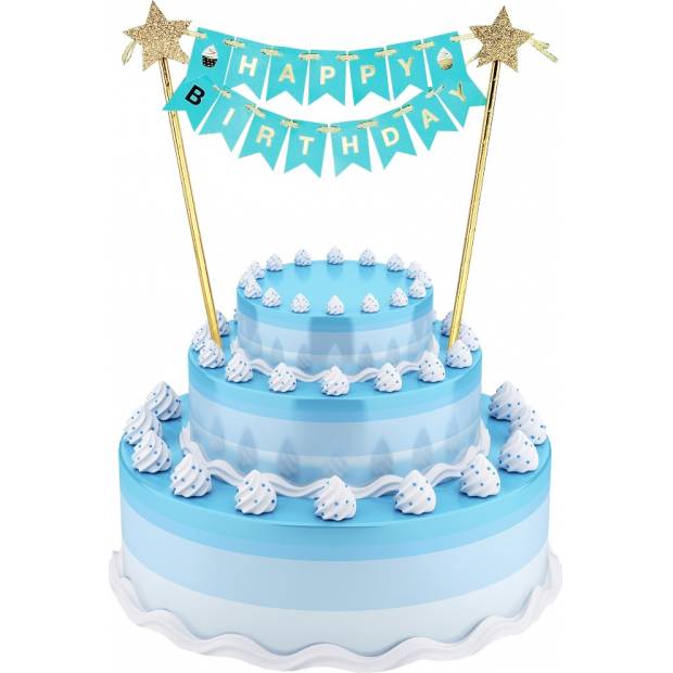 Dekorácie na tortu, Všetko najlepšie k narodeninám - Godan