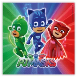 Servítky 33 × 33 cm PJ Masks - Procos