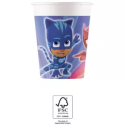 Papierové poháre 200 ml PJ Masks - Procos