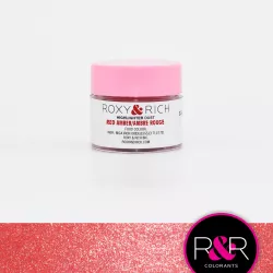 Prachová kovová farba 2,5 g Highlighter red amber - Roxy and Rich
