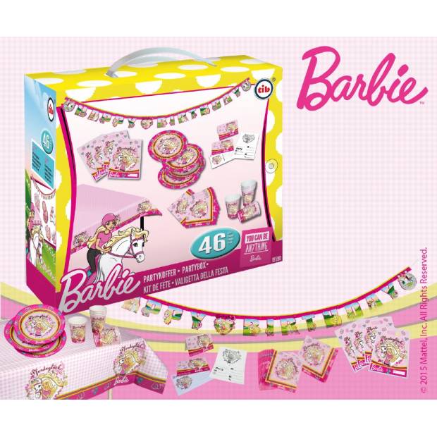 Barbie párty set 46ks - tib