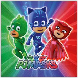 Servítky 33x33cm PJ Masks - Procos