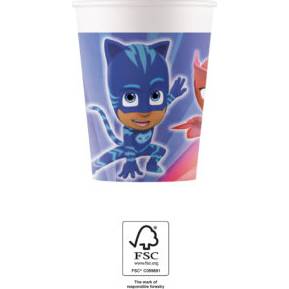 Papierové poháre 200ml PJ Masks - Procos