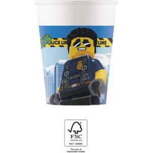 Papierové poháre 200ml Lego city - Procos