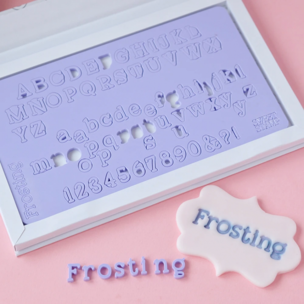 Vytláčacia abeceda Frosing - Sweet Stamp