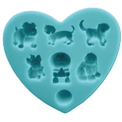 Silikónová formička pre psov 10x10cm - Cakesicq