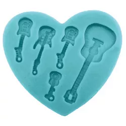 Silikónová formička na gitaru - Cakesicq