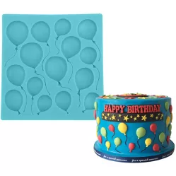 Silikónová formička balóniky 9,5×9,5 cm - Cakesicq