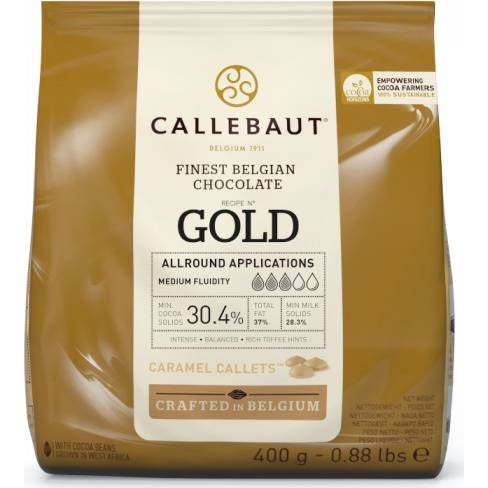 Čokoláda zlatá 0,4kg - Callebaut