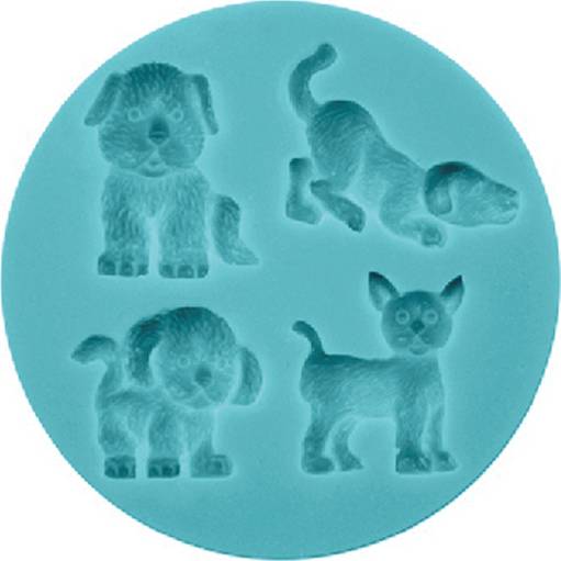 Silikónová forma na psy a mačky 7cm - Cakesicq