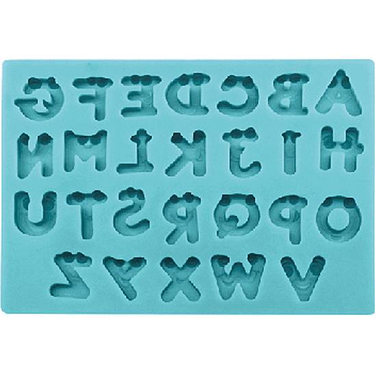 Silikónová forma na abecedu Smile - Cakesicq