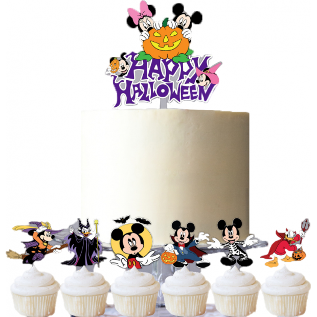 Mickey Halloween topper na tortu - Cakesicq