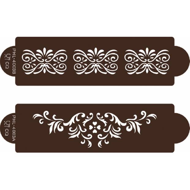 Šablóna na tortu - ornamenty 31x8cm - Cakesicq
