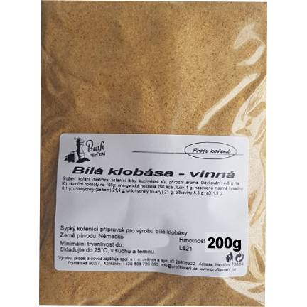 Biela klobása - víno 200g - Koření