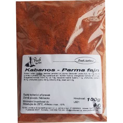 Kabanos - Parma jemné (100g) korenie - Koření