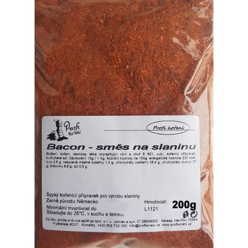 Slanina - zmes slaniny (200 g) korenie - Koření