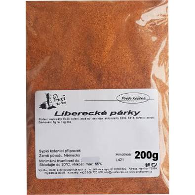 Liberecké párky (200g) korenie - Koření