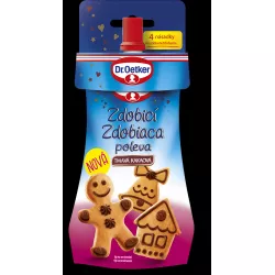 Dekorativná poleva tmavá kakaová 140g - Dr. Oetker