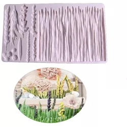 Silónová formička lúčne kvietky 20x12 cm - Cakesicq
