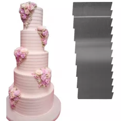 Stierka na zdobenie okrajov torty Saw 25,5 × 9 cm - Cakesicq