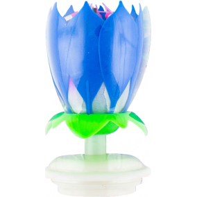 Torta fontána kvetina hrajúca modrá - Godan