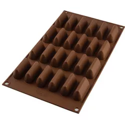 Silikónová forma na čokoládu Strecha 24x14g - Silikomart